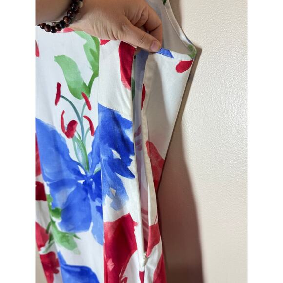 NWT Marina Rinaldi Plus Size Dress Alida 18 Made in Italy Coastal Beach - Picture 4 of 8